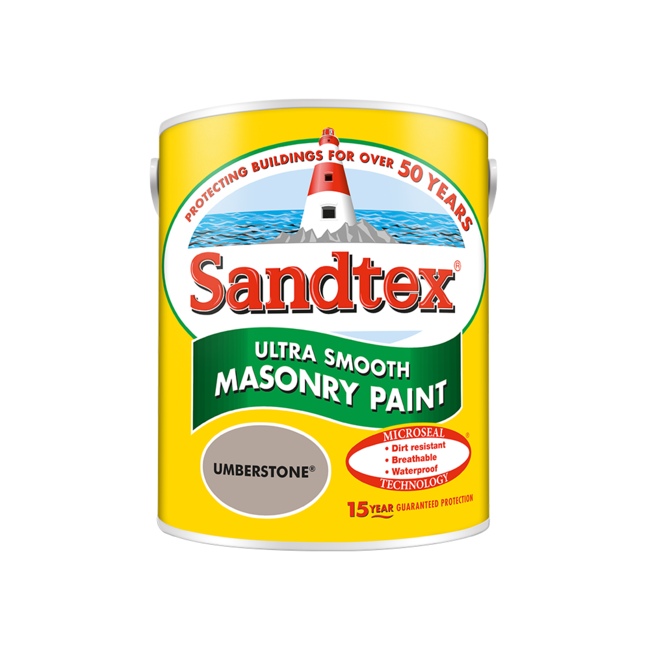 Sandtex Microseal Smooth Masonry Umberstone 5L