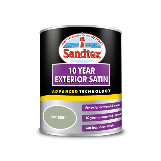 Sandtex 10 Year Satin Bay Tree 750ml