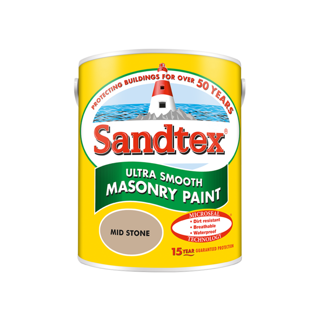 Sandtex Microseal Smooth Masonry Mid Stone 5L