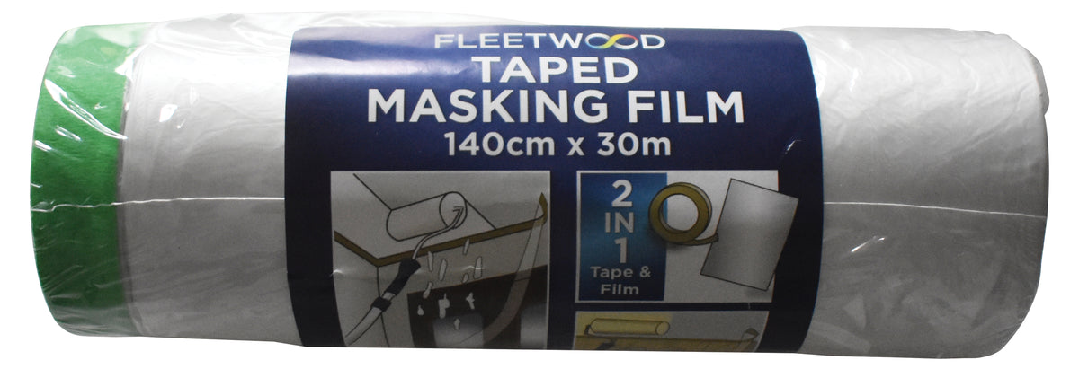Fleetwood Taped Masking Film 140cm x 30m