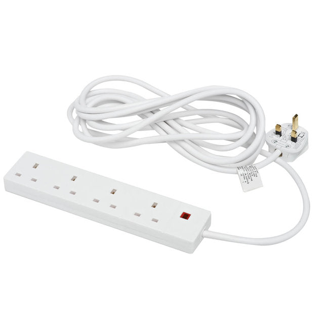 Extension Lead - 4 Gang 2 Meter