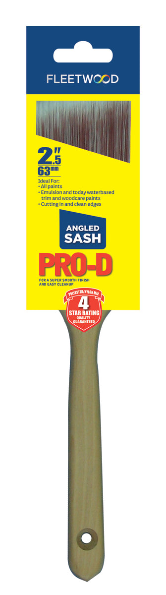 Fleetwood PRO-D 2.5inch Angled Sash Brush