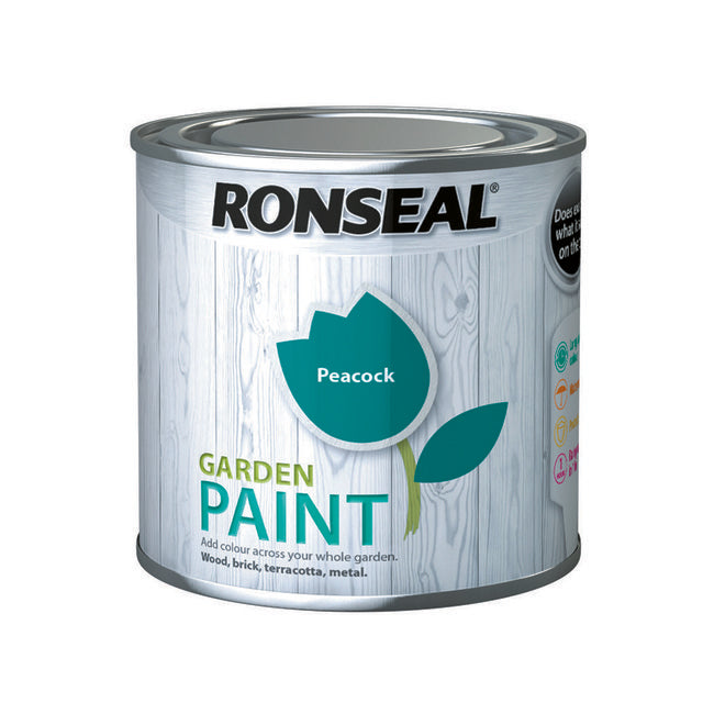 Ronseal Garden Paint 250ml Peacock