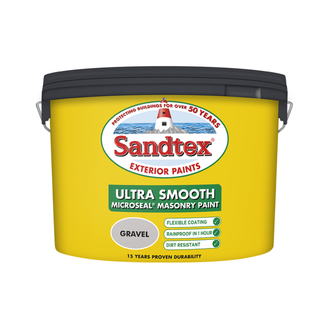 Sandtex Microseal Smooth Masonry Gravel 10L