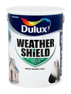 Dulux Weathershield Brilliant White 5L - T.O'Higgins Homevalue - Galway