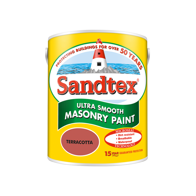 Sandtex Microseal Smooth Masonry Terracotta 5L