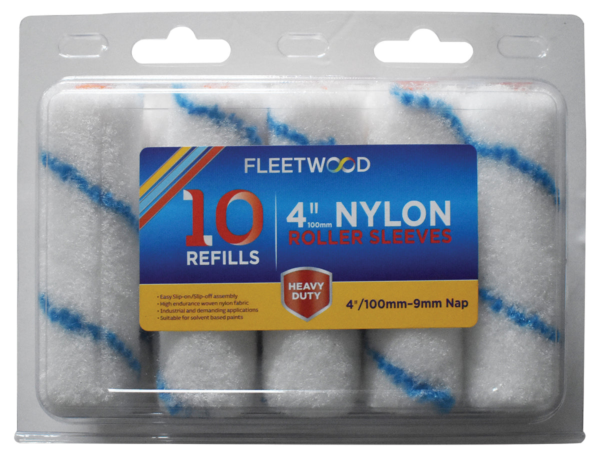 Fleetwood Solvent Nylon Sleeve 4 inch 10 pack