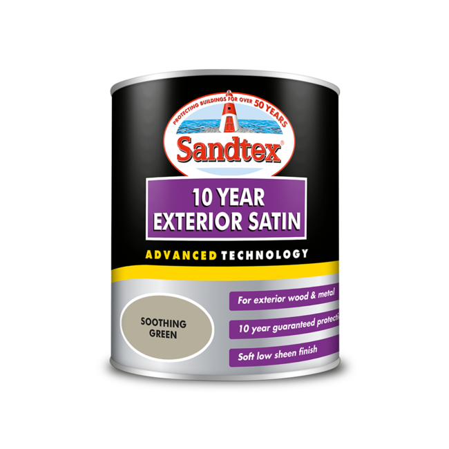 Sandtex 10 Year Satin Green 750ml