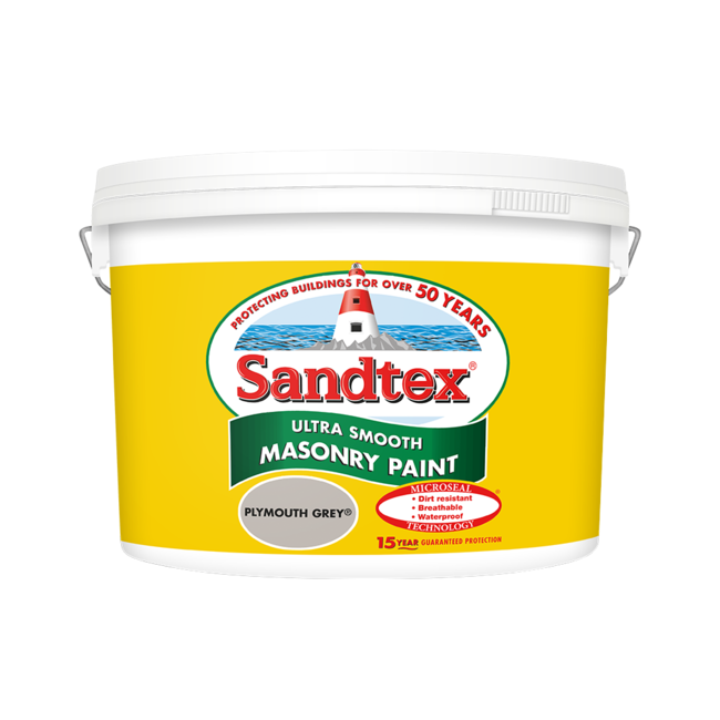 Sandtex Microseal Smooth Masonry Plym Grey 10L