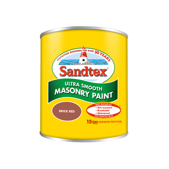 Sandtex Microseal Smooth Masonry Brick Red 150ml
