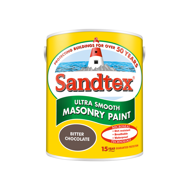 Sandtex Microseal Smooth Masonry Bitter Choclate 5L