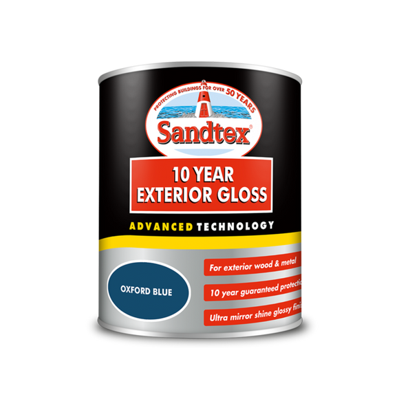 Sandtex 10 Year Gloss Oxford Blue 750ml - T.O'Higgins Homevalue - Galway