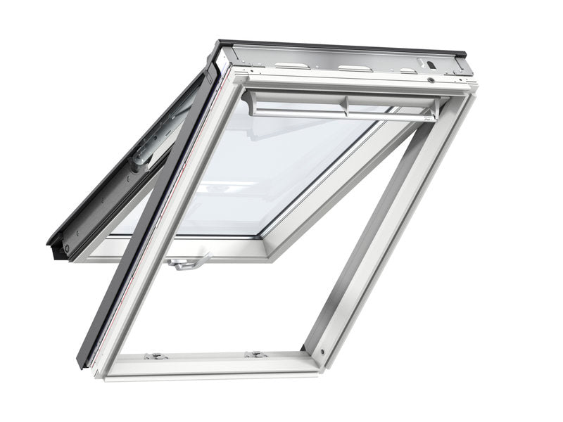 Velux White Painted Top-Hung Window - 78X98Cm