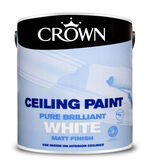 Crown Ceiling Paint Brilliant White 2.5L
