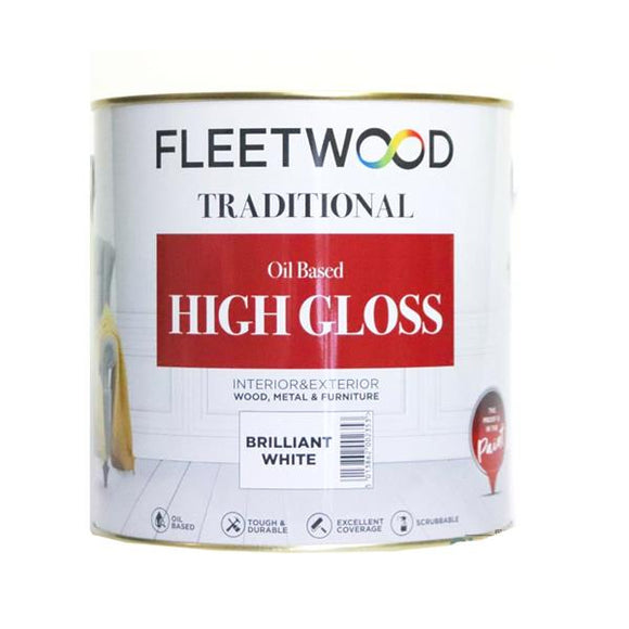 Fleetwood High Gloss Brilliant White 2.5L - T.O'Higgins Homevalue - Galway