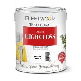 Fleetwood High Gloss Brilliant White 5L - T.O'Higgins Homevalue - Galway