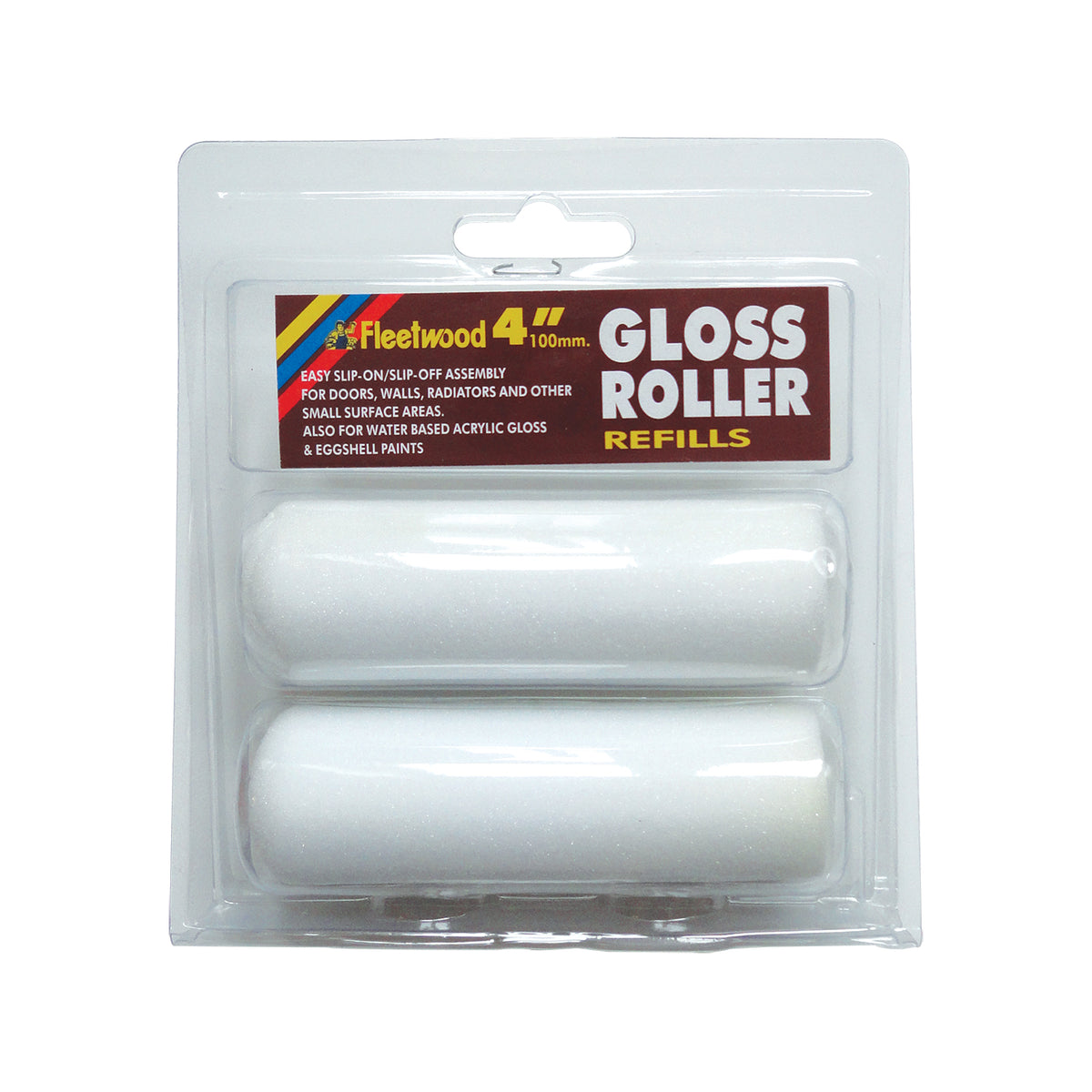 Fleetwood Glosser Roller 4 inch 2 pack