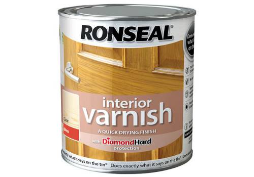 Ronseal Gloss Clear Interior Quick Drying Varnish 250ml