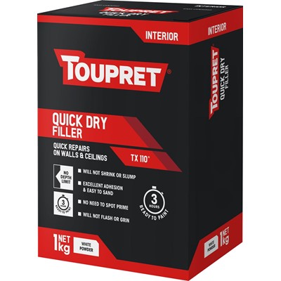 Toupret Interior Quick Dry Filler 1kg