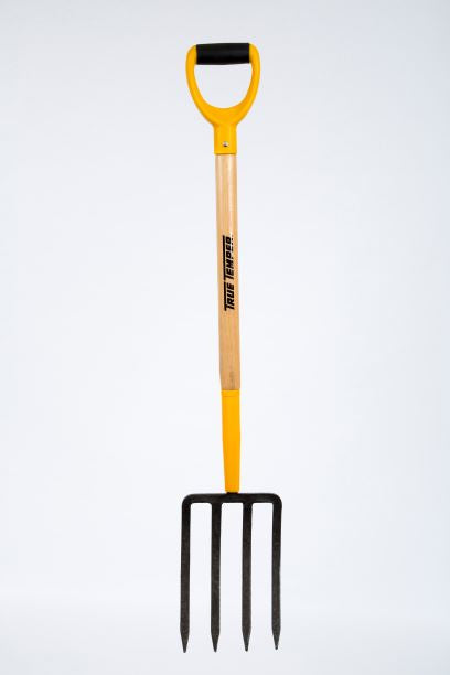 TRUE TEMPER DIGGING FORK WOOD HANDLE D - GRIP