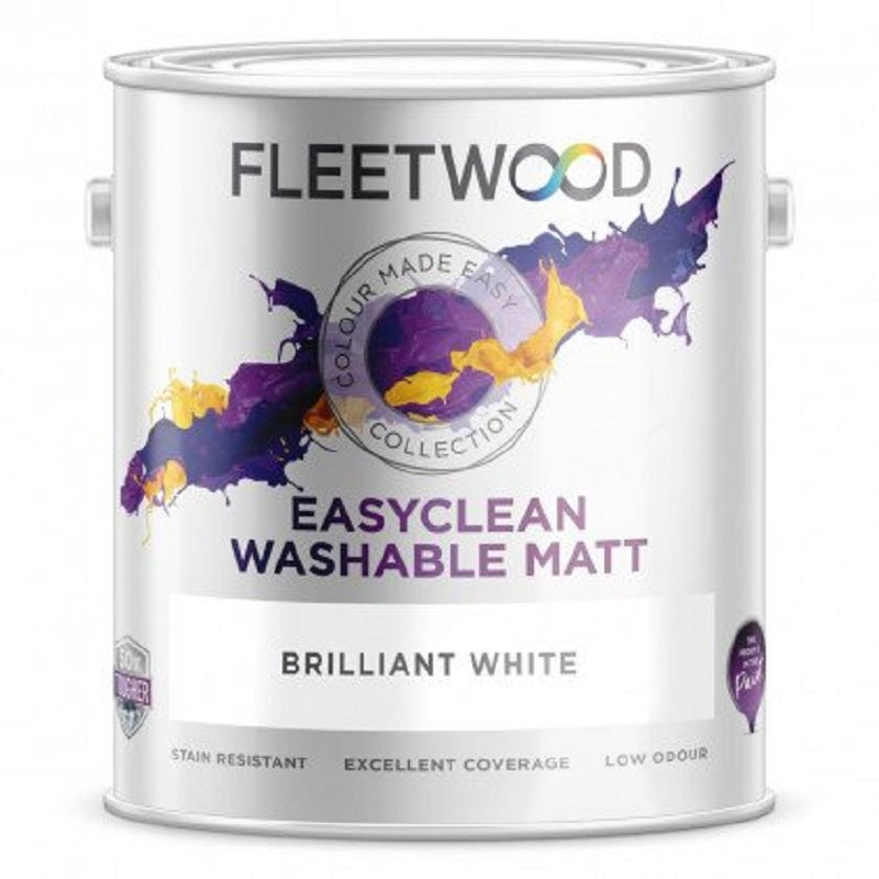 Fleetwood Easyclean Washable Matt Brilliant White 5L