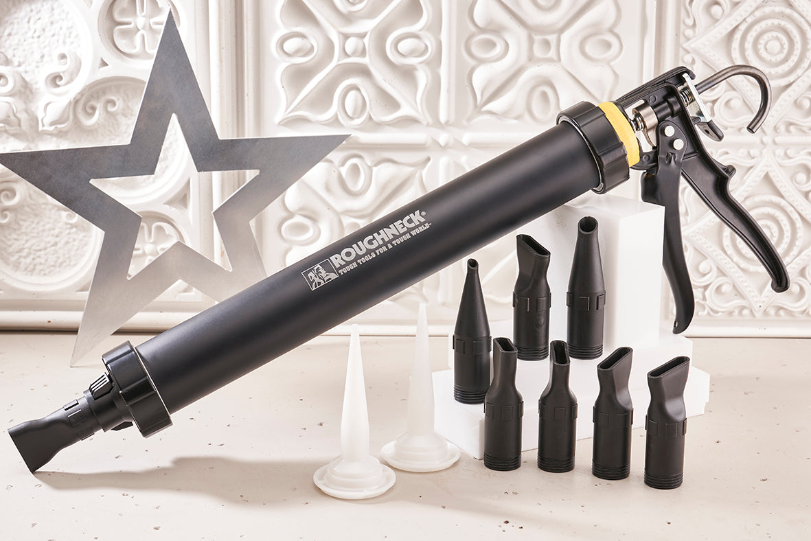 Roughneck Ultimate Mortar Gun with 10 Free Nozzles