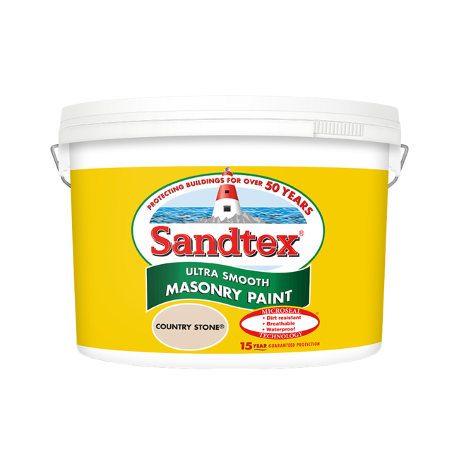 Sandtex Microseal Smooth Masonry Country St 10L
