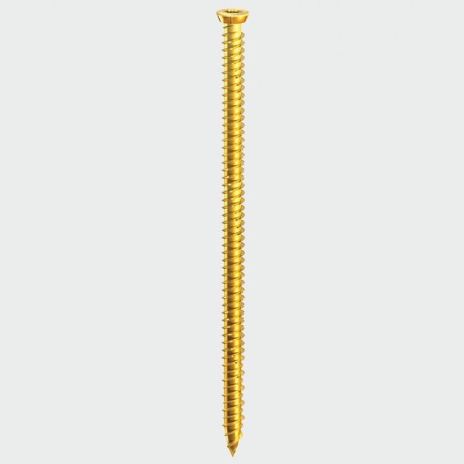 Timco Multi-Fix Concrete Screws - TX - Flat Countersunk - Yellow