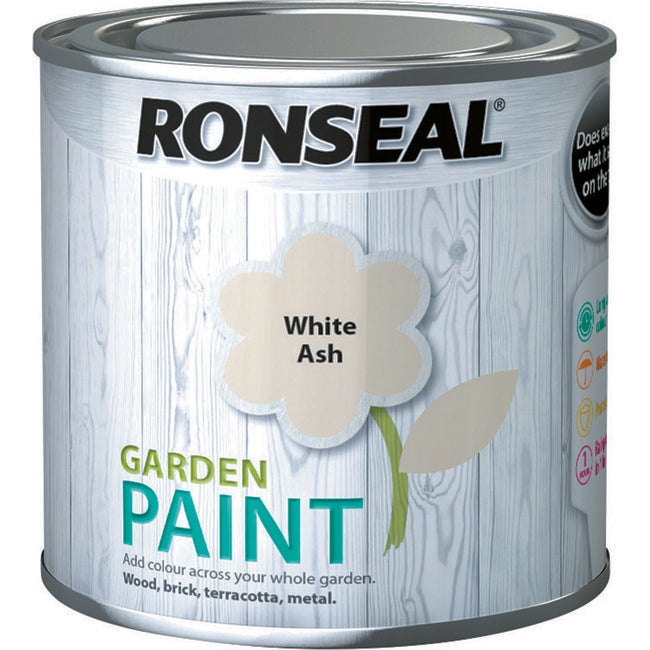 Ronseal Garden Paint 250ml White Ash