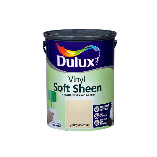 Dulux Vinyl Soft Sheen Georgian Cream 5L