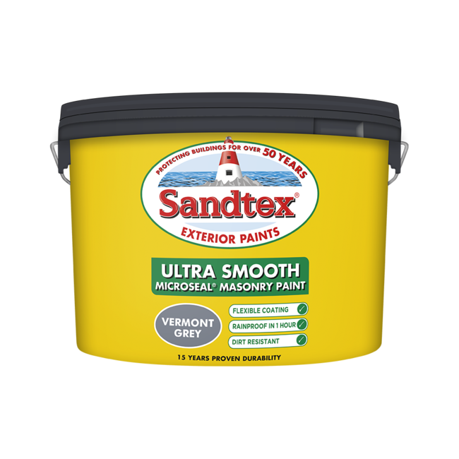Sandtex Microseal Smooth Vermont Grey 10L