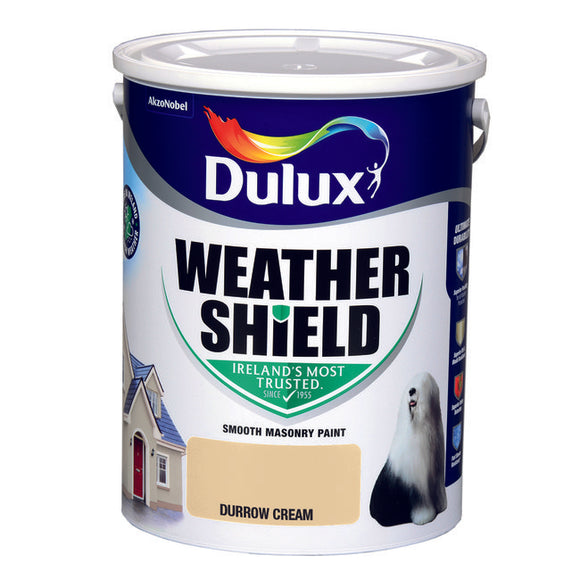 Dulux Weathershield Durrow Cream 5L - T.O'Higgins Homevalue - Galway