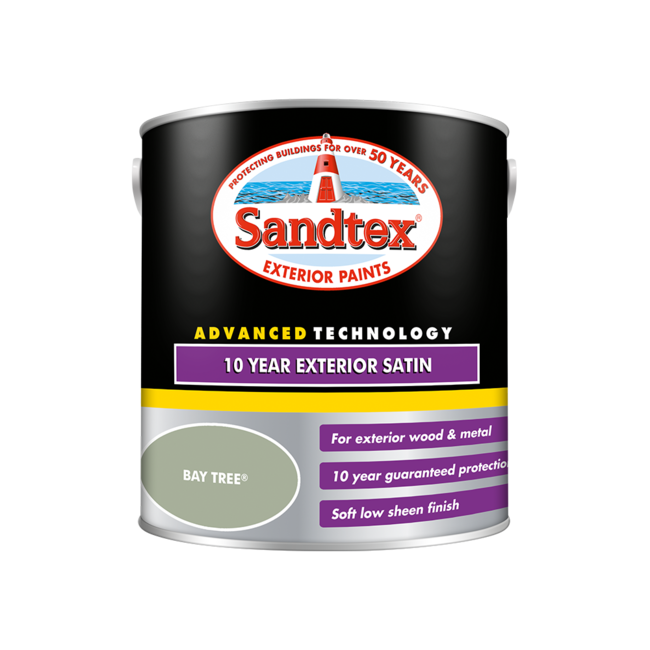 Sandtex 10 Year Satin Bay Tree 750ml