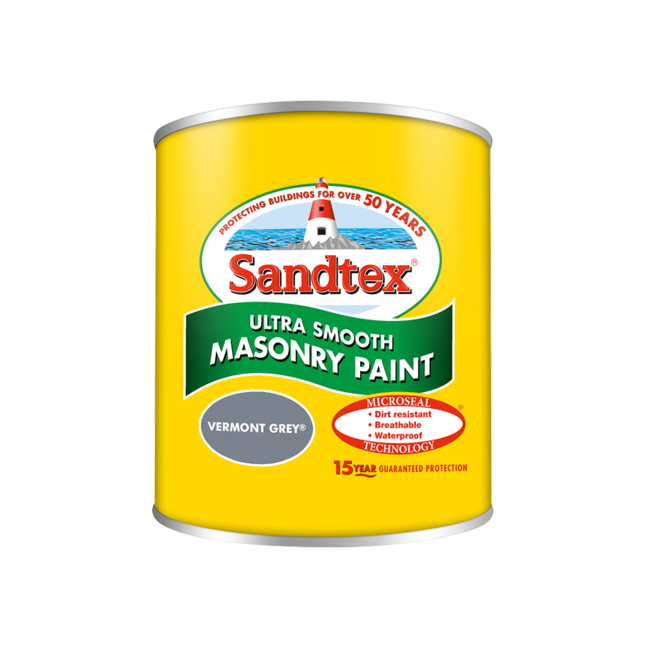 Sandtex Microseal Smooth Masonry Vermont Grey 150ml
