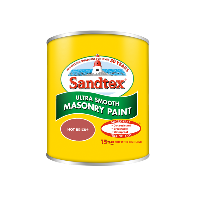 Sandtex Microseal Smooth Masonry Hot Brick 150ml