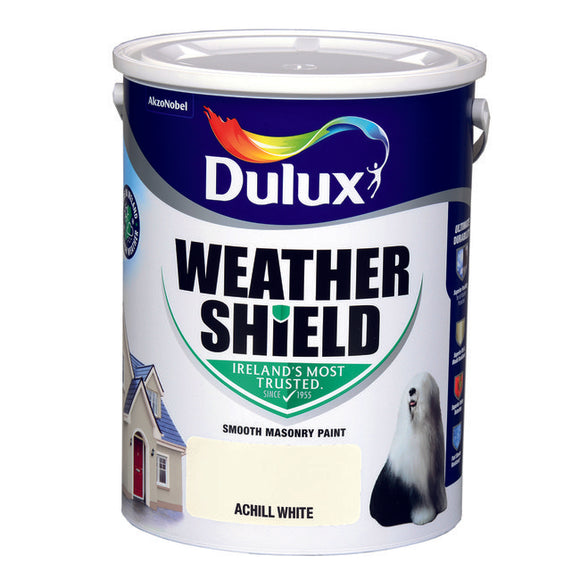 Dulux Weathershield Achill White 5L - T.O'Higgins Homevalue - Galway
