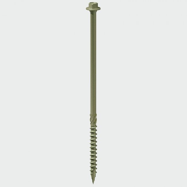 Timco In-Dex Timber Screws - Hex Head - Exterior - Green