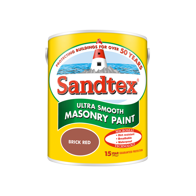 Sandtex Microseal Smooth Masonry Brick Red 5L
