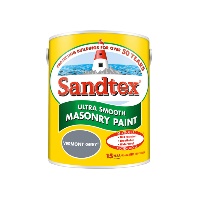 Sandtex Microseal Smooth Masonry Vermont Grey 5L
