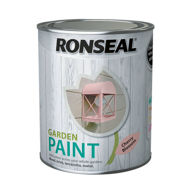 Ronseal Garden Paint 750ml Cherry Blossom