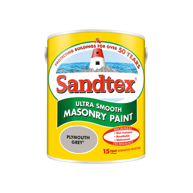 Sandtex Microseal Smooth Masonry Plym Grey 5L