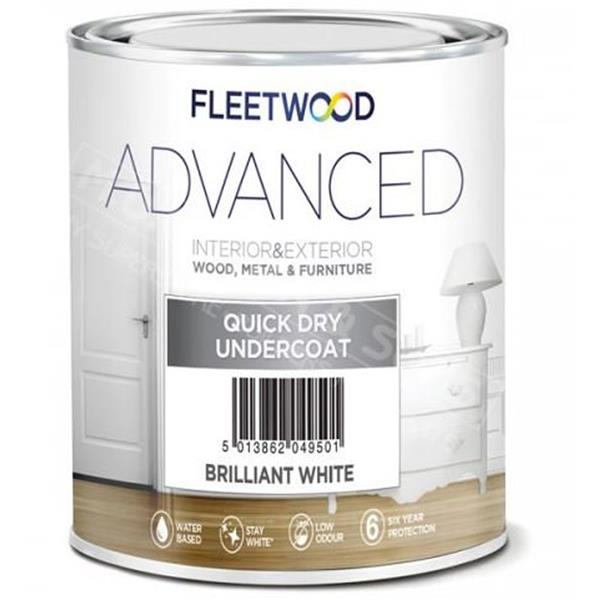 Fleetwood Advanced Quick Dry Undercoat Brilliant White 1L