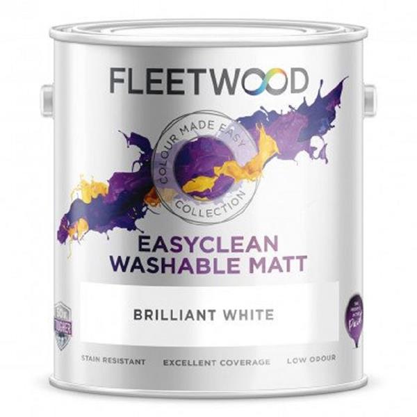 Fleetwood Easy clean Washable Matt Brilliant White 2.5L