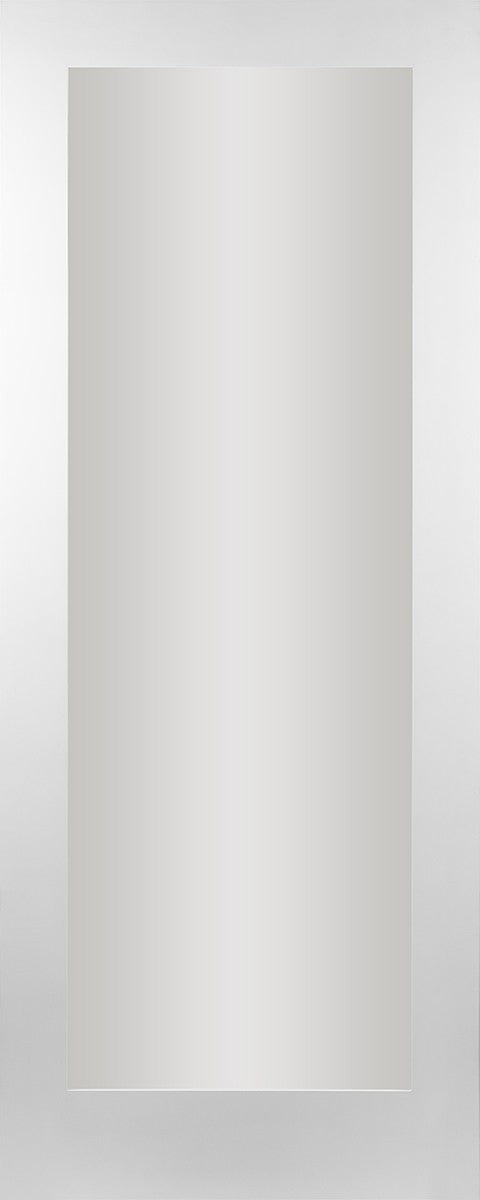 Cheshire White Primed Shaker Door Frosted Glass 42mm