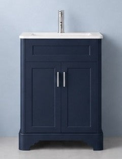 Dark Niko vanity with basin