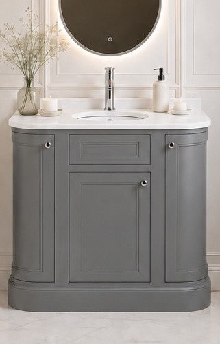 Grey Niko vanity with basin