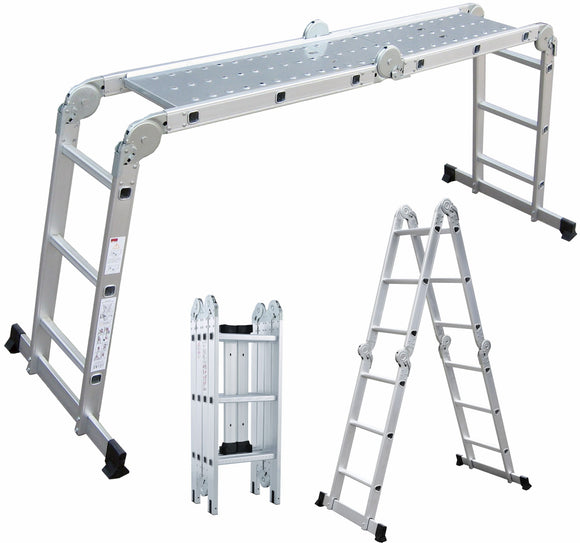 Protool Foldable Multi-Purpose Ladder with Platform