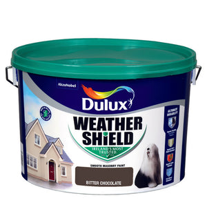 Dulux Weathershield Bitter Chocolate  10L - T.O'Higgins Homevalue - Galway