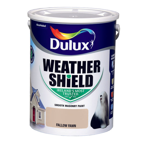 Dulux Weathershield Fallow Fawn 5L - T.O'Higgins Homevalue - Galway