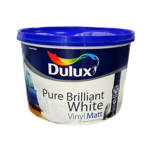 Dulux Vinyl Matt Pure Brilliant White 10L - T.O'Higgins Homevalue - Galway